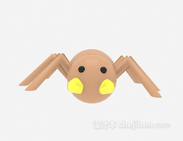 儿童玩具蚂蚁3d模型下载