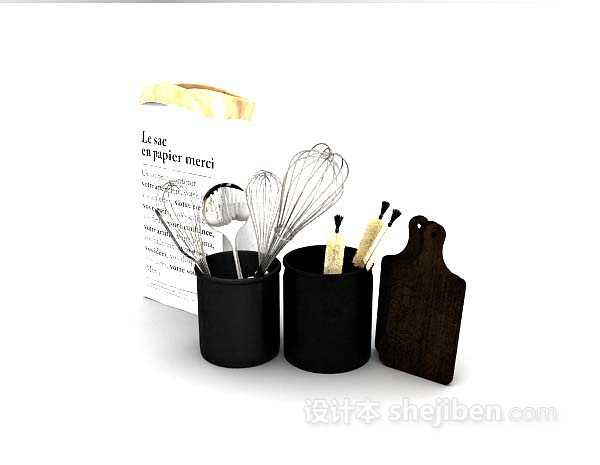 厨房用具3d模型下载