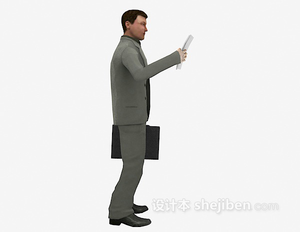 看文件男人max人物3d模型下载