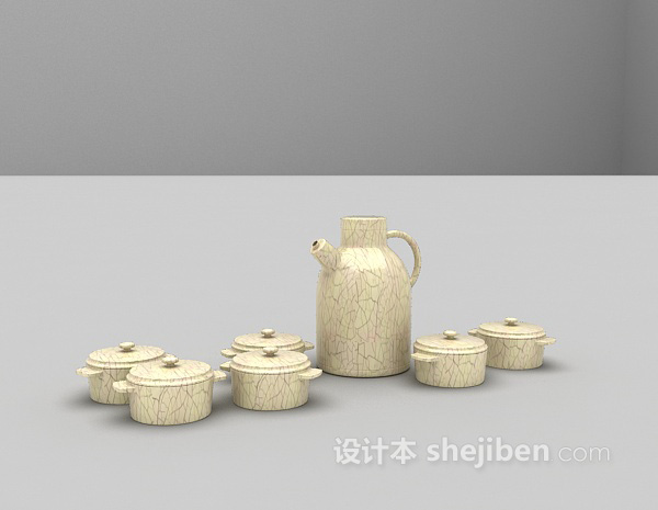 陶瓷品3d模型下载