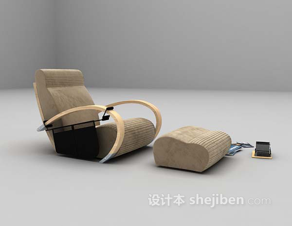 欧式家居椅3d模型下载