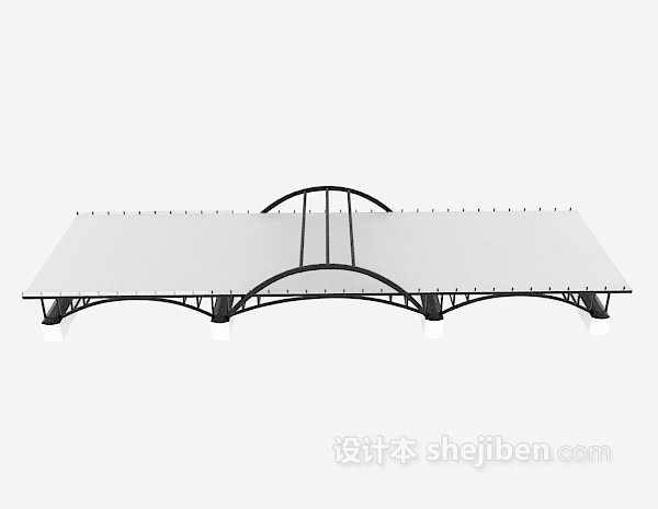 现代大桥3d模型下载