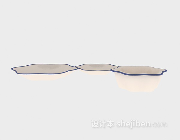 瓷器摆件3d模型下载