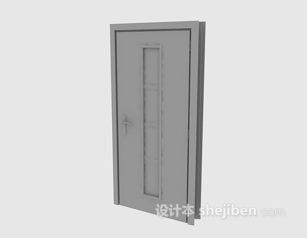 拉手门3d模型下载