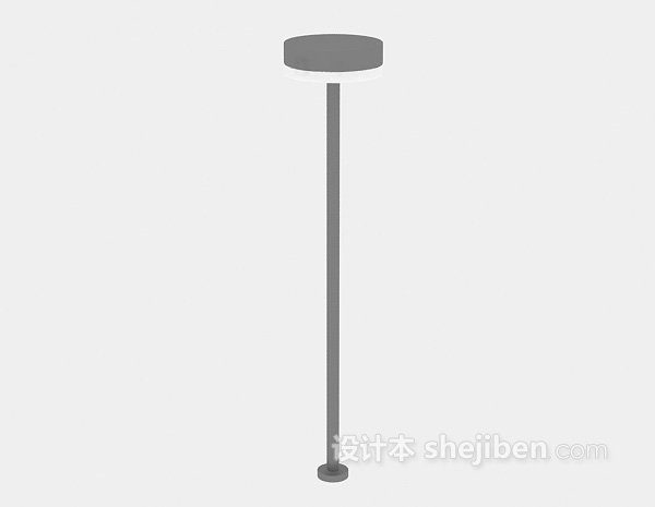 现代路灯3d模型下载