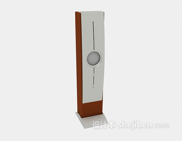 立式音箱3d模型下载