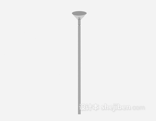 高杆路灯3d模型下载