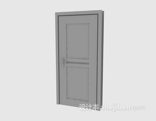 现代风格门3d模型下载