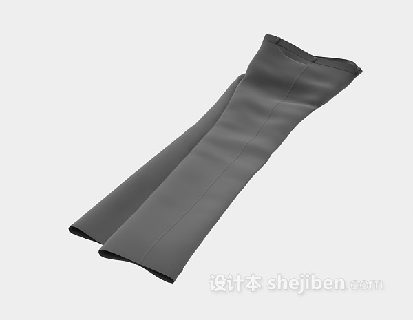 女士休闲裤3d模型下载