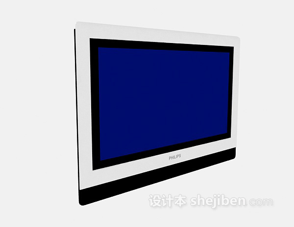 电视显示屏免费3d模型下载