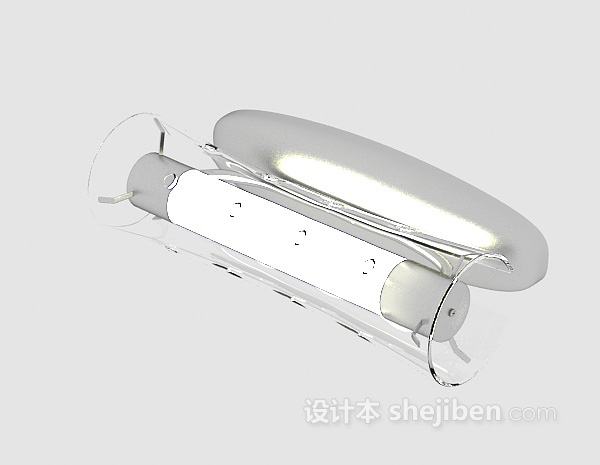 日光灯3d模型下载