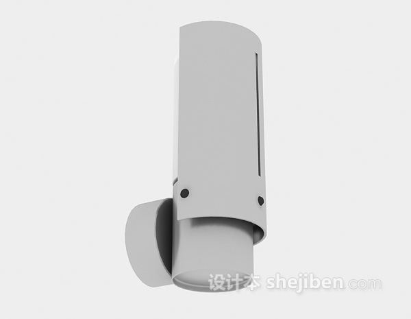 现代壁灯3d模型下载