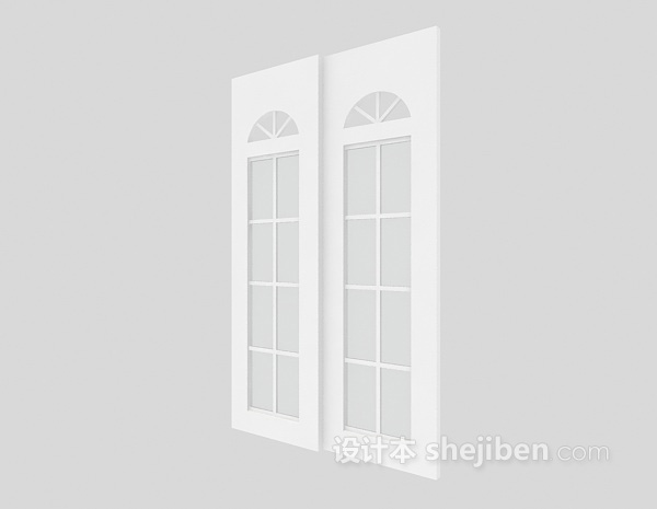 现代木门3d模型下载