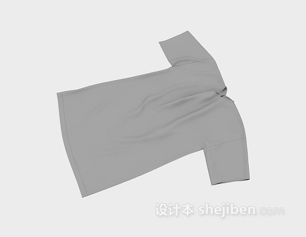 T恤3d模型下载