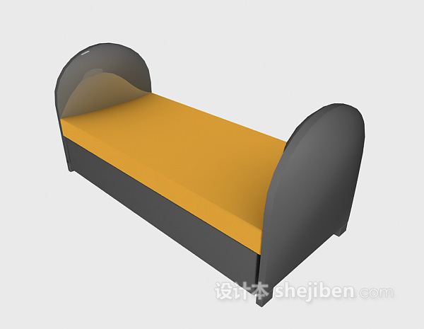儿童床3d模型下载