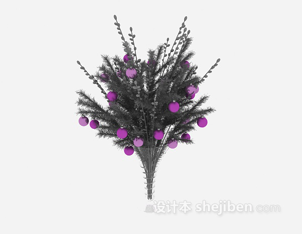 装饰花束3d模型下载