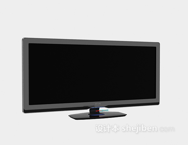 液晶电视机3d模型下载