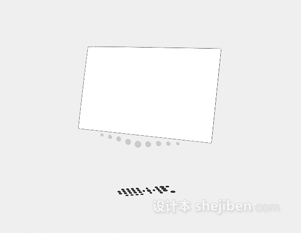 电子屏幕3d模型下载