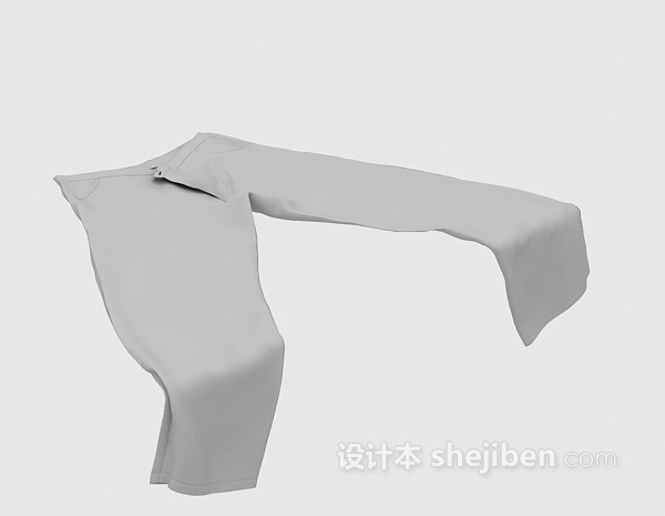 裤子3d模型下载