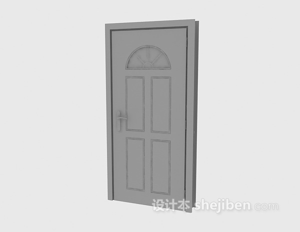 卧室门3d模型下载