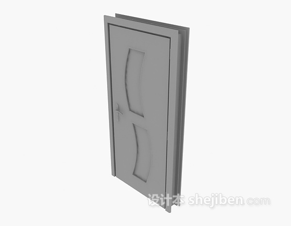 木门欣赏3d模型下载