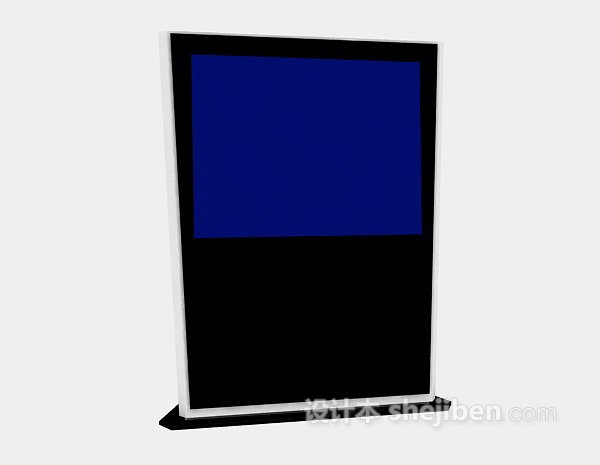 电子显示屏3d模型下载