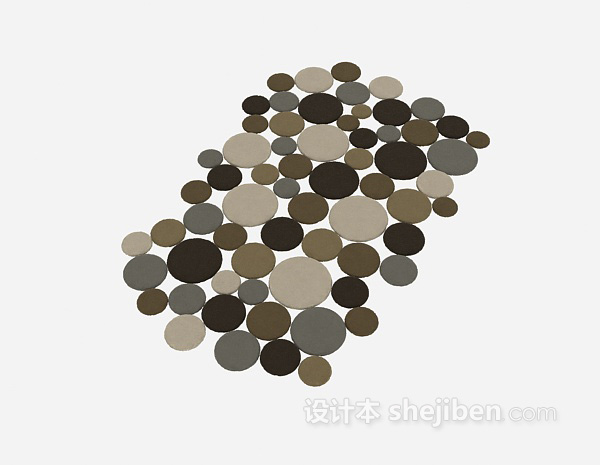 个性地毯3d模型下载