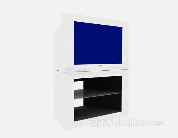 电视机3d模型下载