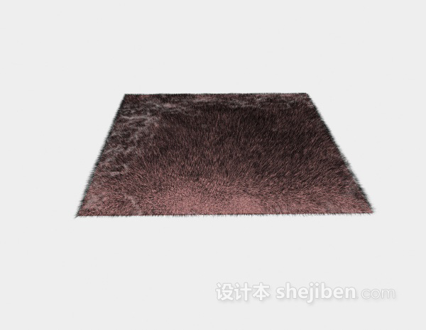 有绒地毯3d模型下载