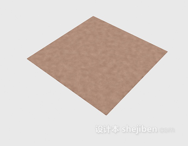 灰色地毯3d模型下载