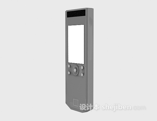 电子遥控器3d模型下载