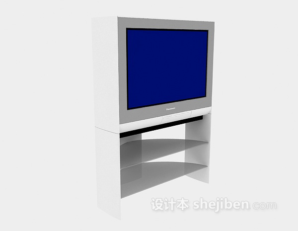 电视显示屏3d模型下载