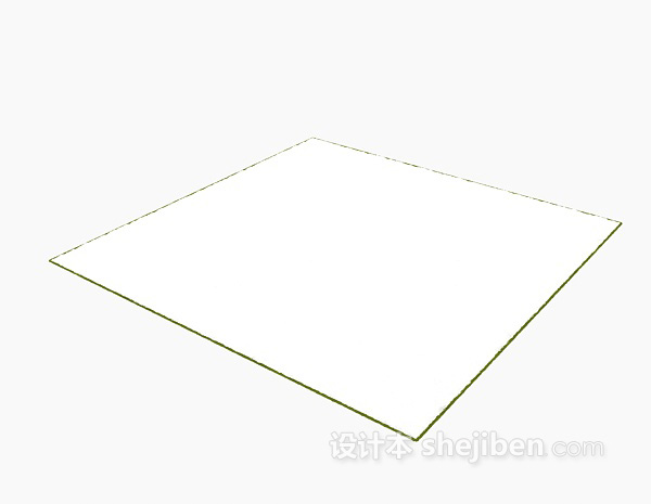 家居地毯3d模型下载