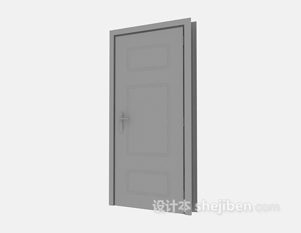 现代木门推荐3d模型下载