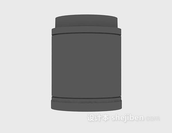 筒灯3d模型下载