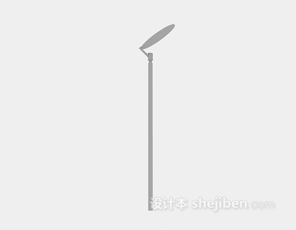 路边的灯具3d模型下载