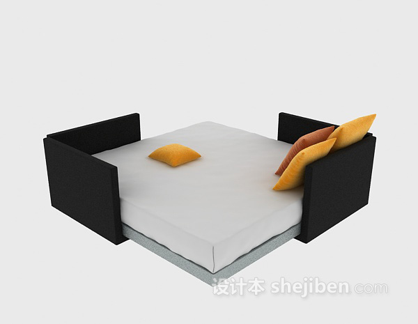 沙发床3d模型下载