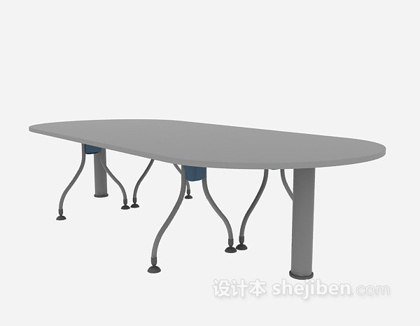 会议桌3d模型下载