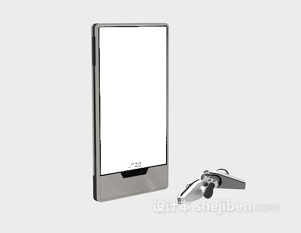手机蓝牙耳机3d模型下载