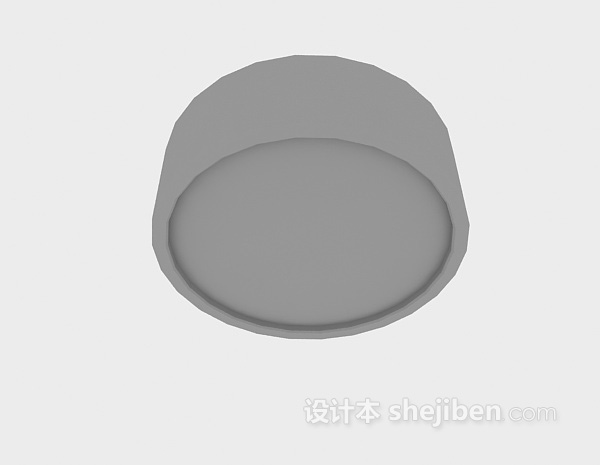 筒灯3d模型下载