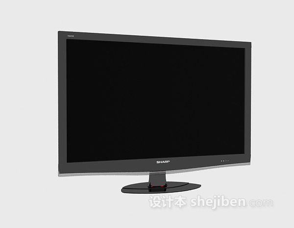 液晶显示屏3d模型下载