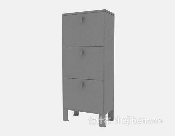 多层储物柜3d模型下载