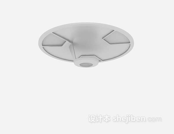 大厅吸顶灯3d模型下载