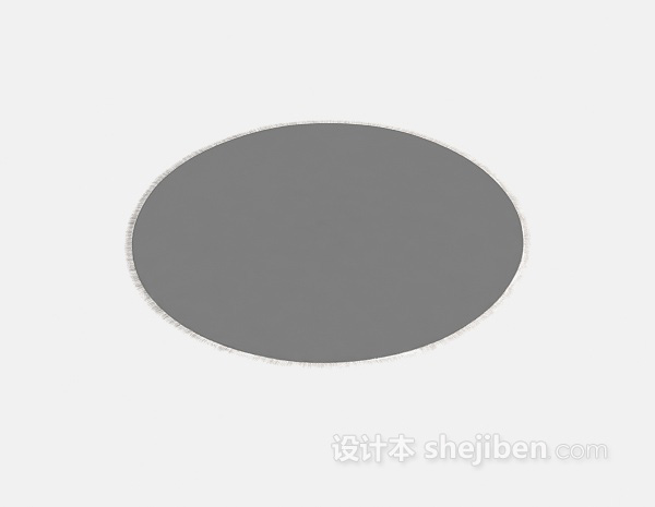圆形地毯3d模型下载