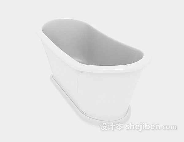 浴缸石材3d模型下载