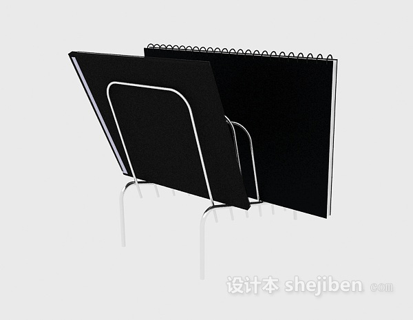 金属办公文件夹3d模型下载