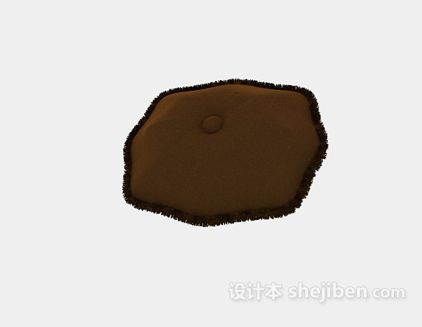 布艺抱枕3d模型下载