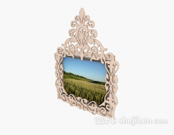 风景挂画3d模型下载