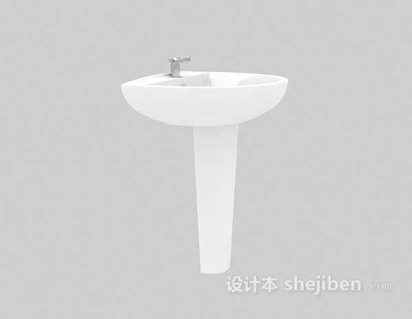 厨卫洗手池3d模型下载