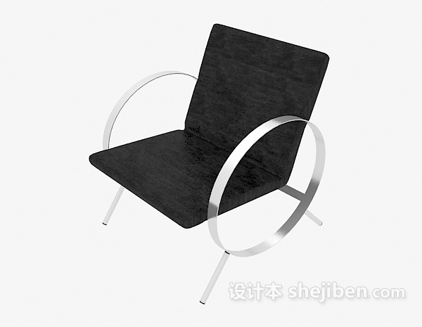 现代休闲躺椅3d模型下载